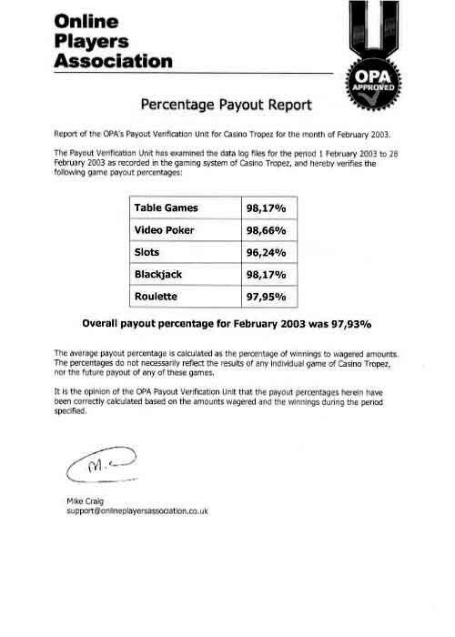 Best Casino Payouts