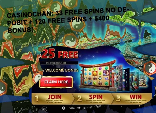 33 free spins no deposit