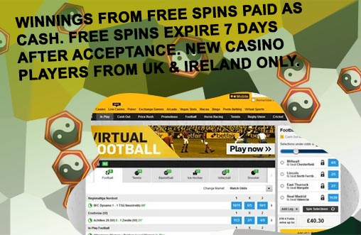 Betfair 5 free spins