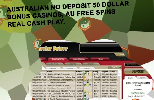 Free cash slots no deposit with Australian Dollar