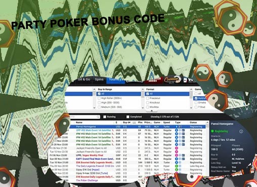 Party poker promo code